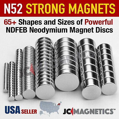 #ad Super Strong N52 Rare Earth Round Neodymium Magnet Disc Thin Tiny Small Large $17.50
