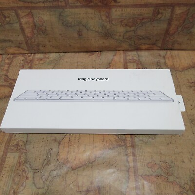 #ad Apple Magic Keyboard Wireless Silver White Keys MK2A3LL A $49.95