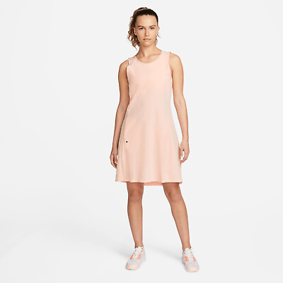 #ad Nike Size S $140 Women#x27;s Sleeveless Dri FIT Ace Golf Dress Dh2437 800 Light Pink $67.01