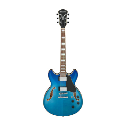#ad Ibanez AS Artcore 6 String Semi Acoustic Guitar Azure Blue Gradation $538.99