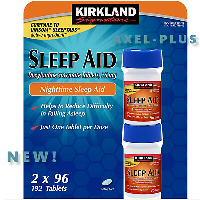 #ad Kirkland Signature Sleep Aid 192 Tablets $13.50