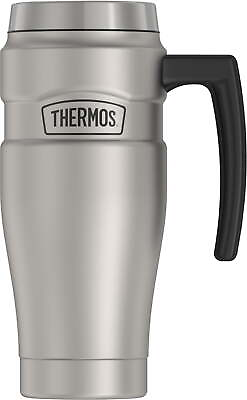 #ad Thermos Stainless King Vacuum Insulated Stainless Steel Mug 16oz Matte Stainless $24.99