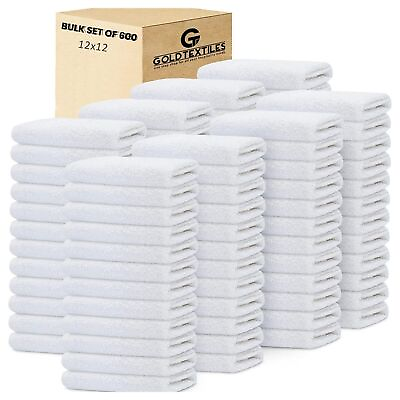 #ad Wash Cloth Towel Set 12x12 Cotton Blend Bulk Pack 12244860120480600 Towels $58.99