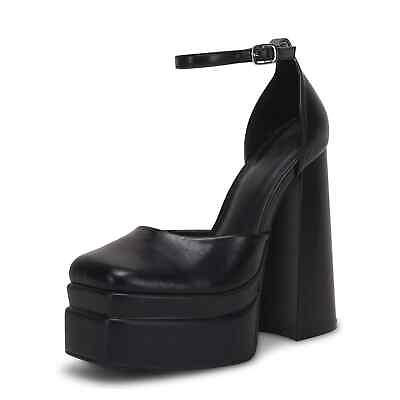 #ad Womens Platform Chunky High Block Heels Ankle Strap Size 7 $39.00