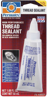 #ad LOT OF 6 Permatex 56521 High Performance Thread Sealant 50 mL White $89.99