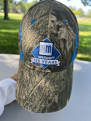 #ad Weil McLain 135 Year Camouflage 1881 2016 Cap Hat Blue and White Accents Adj EUC $12.99