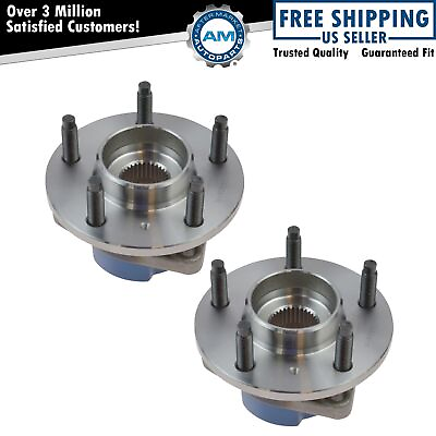 #ad Set of 2 NEW Front Driver and Passenger Wheel Hub and Bearing Assembly w o ABS $68.34
