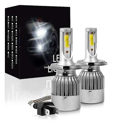 #ad 100W 9003 H4 LED Headlight Bulbs Kit 1000000LM Hi Lo Beam Super Bright White $19.99