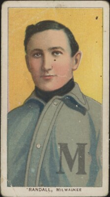 #ad 1909 T206 NEWT RANDALL GOOD SWEET CAPORAL 350 EYE APPEAL MILWAUKEE BREWERS $66.00