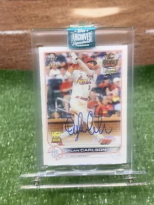 #ad 1 25 DYLAN CARLSON AUTO SP 2024 topps archives signature series 2022 TOPPS #578 $149.00