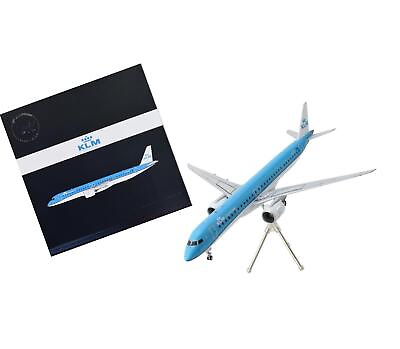 #ad Embraer E195 E2 Commercial Aircraft KLM Cityhopper Blue And White Gemini 200 By $103.46