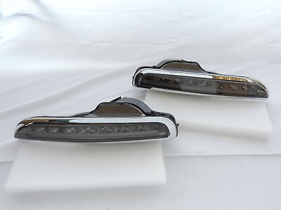#ad NEW LED Daytime DRL Bumper Driving Light Smoke For 2005 2008 Porsche Boxster 987 $288.00