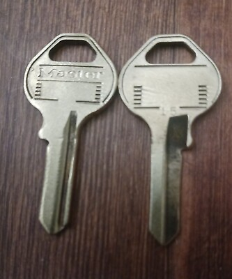 #ad Master 15 Blank Key SET OF TWO $7.99