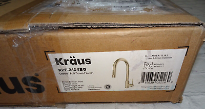 #ad Kraus 1.75 GPM Single Hole Pull Down KPF 3104BG Oleto Brushed Gold $189.99