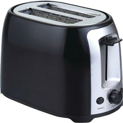 #ad BRENTWOOD TS 292B 2 Slice Cooltouch Toaster Black $33.86