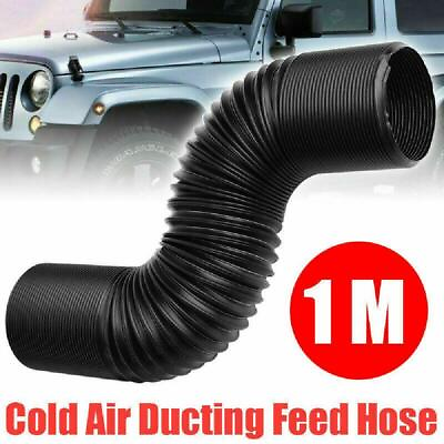 #ad 3in Universal Car Cold Air Intake Inlet Pipe Flexible Duct Tube Hose Air Filter $10.99