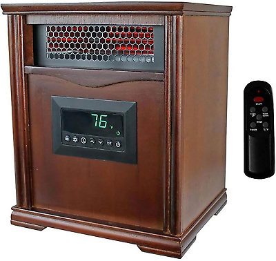 #ad Lifesmart 1500W Portable Electric Infrared Quartz Space Heater for Indoor Use w $155.99