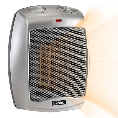 #ad Lasko 1500W Electric Ceramic Space Heater with Adjustable Thermostat 754200 $38.00