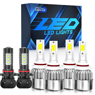 #ad LED Headlights Bulbs High Low BeamFog Light White For Toyota Corolla 2005 2008 $34.99
