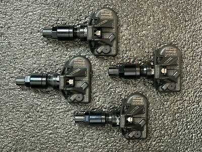 #ad TPMS Sensors With Black Valve Stems Huf For 2016 2017 BMW 4 Series 428 435 $164.92
