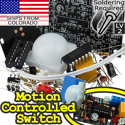 #ad Pyroelectric Infrared PIR Motion Sensor Switch DIY SOLDERING REQUIRED $58.86