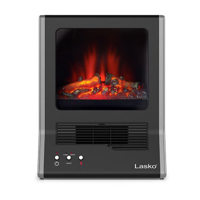 Space Heater Portable Electric Ultra Ceramic Fireplace 1500 Watt 2 Heat Settings $102.18