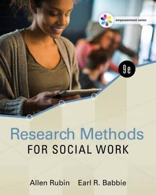 #ad Empowerment Series: Research Methods for Social Work Hardcover GOOD $37.98
