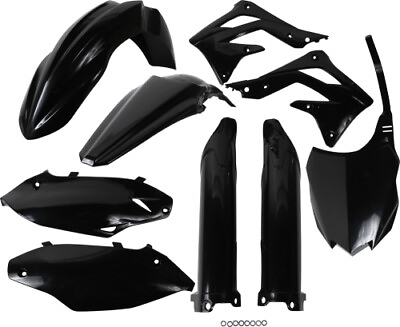 #ad Acerbis Full Plastic Kit Black KAWASAKI KX450F 2013 2015; Bodywork 2314200001 $152.34