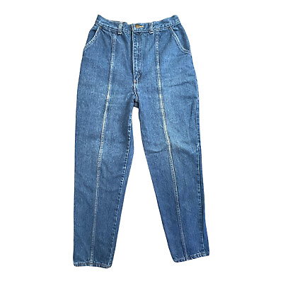 #ad Denim Republic Jeans Womens 13 Juniors Center Seam High Rise Blue Vintage 27x27 $14.28