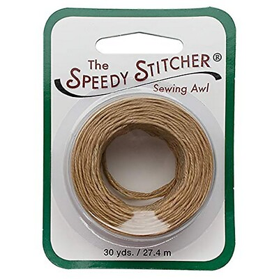 #ad Speedy Stitcher Coarse Waxed Polyester Thread 4 Filament 30 Yard BTH140 $10.14