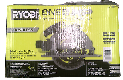 #ad USED RYOBI PBLCS300B 18V Brushless Cordless 7 1 4quot; Saw Tool Only $56.51