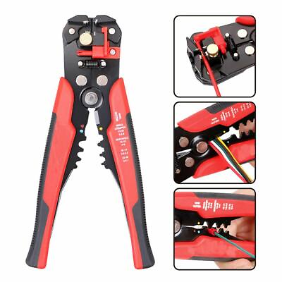 #ad Self Adjusting Insulation Wire Stripper Cutter Crimper Terminal Pliers Tool 8quot; $11.99