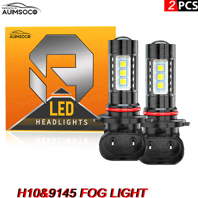 #ad For Chevy Silverado 1500HD 2003 2005 2006 LED Fog Driving 2x Bulbs H10 Fog bulbs $18.99