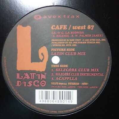 #ad WEST 87 DJ KOO CAFE TRF JG S D.D.SOUND LATIN DISCO $38.29