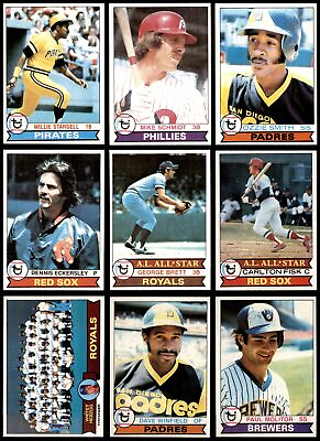 #ad 1979 Topps Baseball Complete Set 7 NM $2050.00
