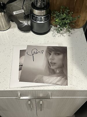 #ad Taylor Swift SIGNED The Tortured Poets Department Vinyl The Manuscript w Heart $329.99