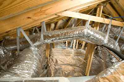 #ad 500 sqft Reflective Radiant Barrier Attic Foil Insulation 17quot; perf rafter cut $98.88