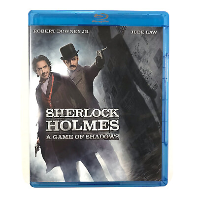 #ad Sherlock Holmes: A Game of Shadows Blu ray DVD 2012 Digital Copy Used VG J $5.99