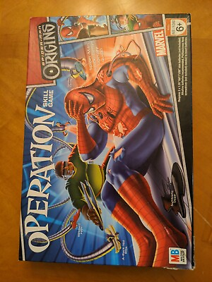 #ad Milton Bradley Operation Spider Man Origins 2006 Board Game 51008 Doc Oct $9.99