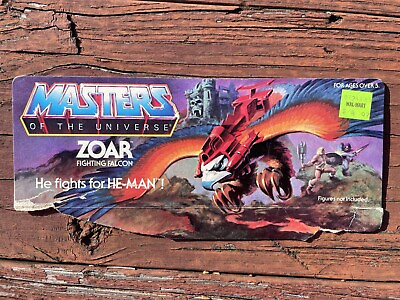 #ad MOTU Vintage ZOAR Cardback Masters of the UniverseOriginal He Man $6.99
