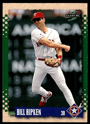 #ad 1995 Score Baseball Card Bill Ripken Texas Rangers #499 $1.65