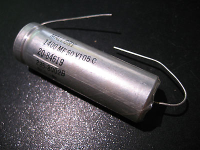 #ad Capacitor Electrolytic 1400uF 50V 105 Deg C Axial Mallory 20 84619 NOS Qty 1 $6.99