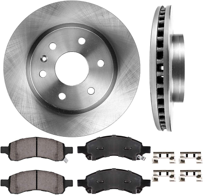 #ad Callahan Front Brake Disc Rotors and Ceramic Brake Pads Hardware Brake Kit for $201.99