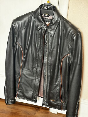 #ad ——Excellent Condition :: Harley Davidson Womens Leather Jacket Size Small $109.00