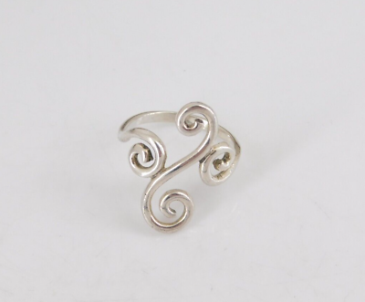 #ad 925 Sterling Silver Ring Size 6 $11.99