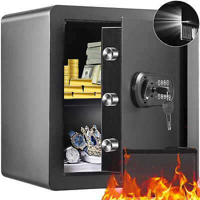 #ad VEVOR Safe Box Lock Security for Cash Gun 1.8 Cubic Feet Home Office $29.99