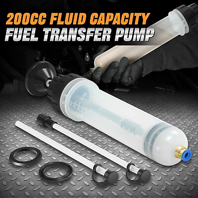 #ad 200cc Fluid Brake Oil Exchage Extraction Fill Pump Fuel Car Oil Transefer Tool $10.99