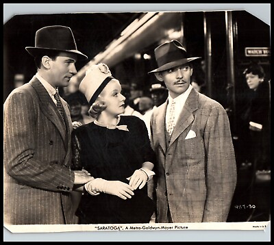 #ad Clark Gable JEAN HARLOW in Saratoga 1937 STUNNING PORTRAIT ORIG Photo 154 $89.99