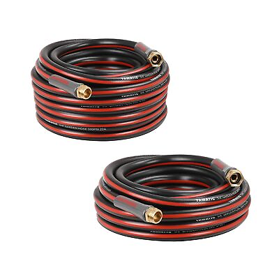 #ad YAMATIC Garden Hose 25 ft and 50 ftUltra Durable Water hose 5 8 inch Regula... $92.99