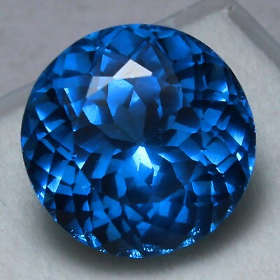 #ad 14 MM RARE Natural Certified Unheated Brazil Blue Aquamarine Gemstones 14 Ct $19.23